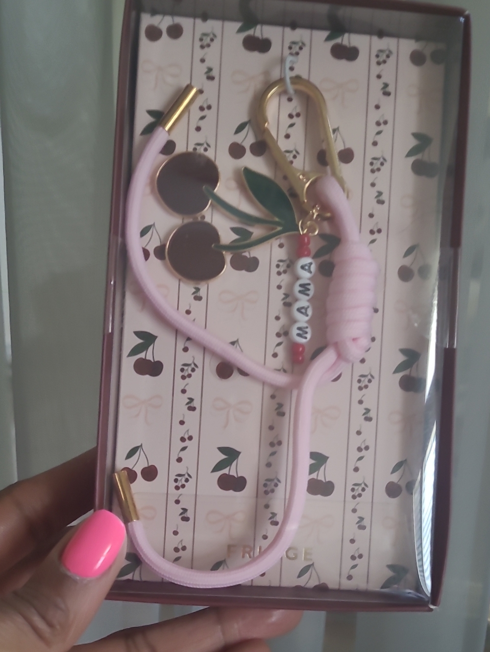 Pink Mama Charm Keychain - Picture 5 of 5